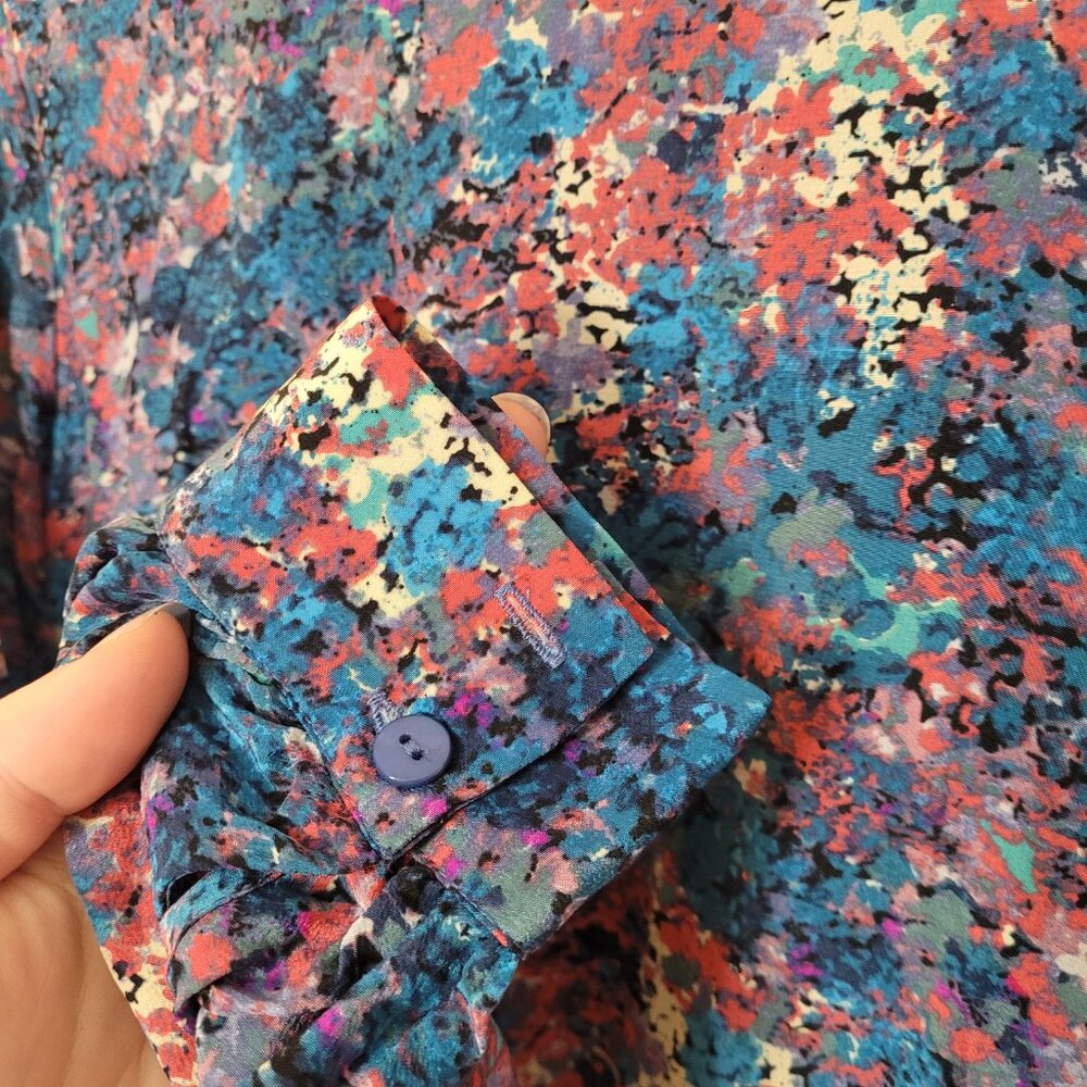 Blue Liberty of London Silk Dress - Picture 6 of 9